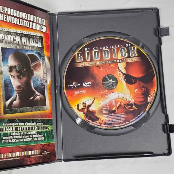 The Chronicles of Riddick (DVD, 2004) Vin Diesel – Unrated Director’s Cut - Picture 2 of 3
